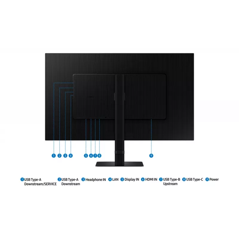 Samsung S80UD computer monitor 81.3 cm (32 inch) 3840 x 2160 pixels 4K Ultra HD LCD Black