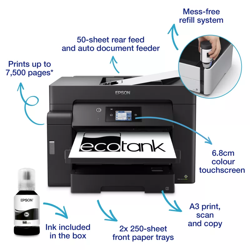 Epson EcoTank ET-M16600 A3+ Monochrome Multifunction Inkjet Printer