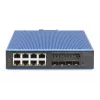 DIGITUS Industrial 8+4SFP+Port L2 managed Gigabit Ethernet POE Switch 8x GE RJ45 +4 SFP+ Port PoE