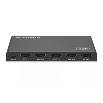 DIGITUS 1x4 HDMI Splitter. 4K/60Hz HDCP 2.3. EDID Control