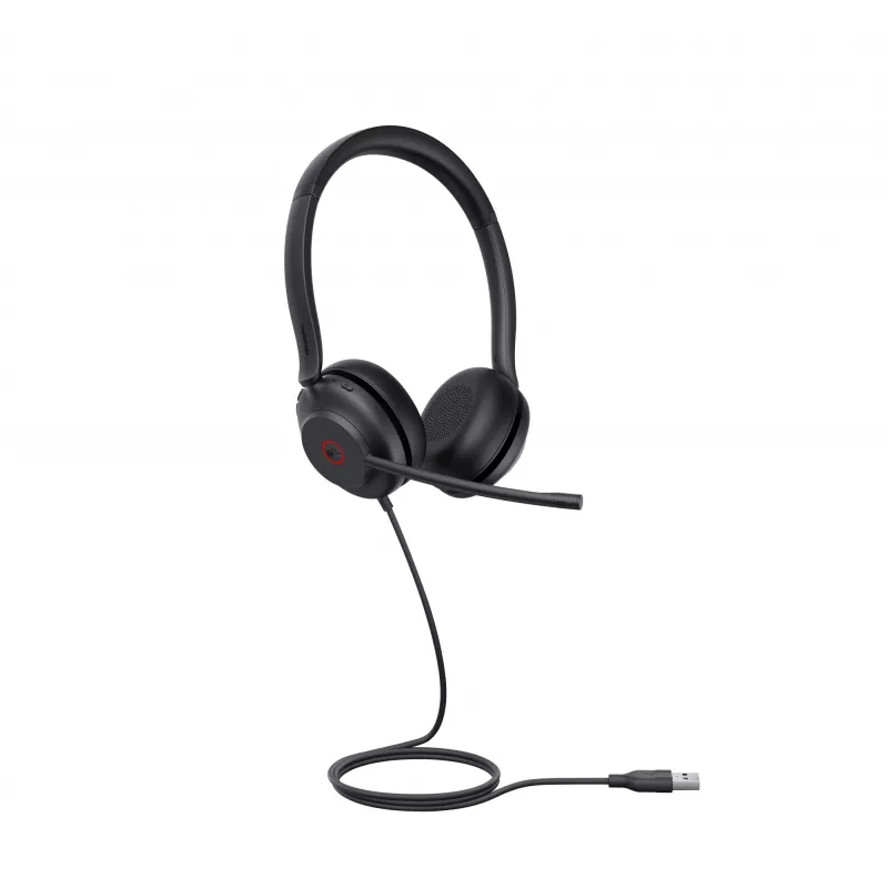 Yealink UH35 Dual Teams USB-A Headset, Wired, Office/Call center, 20 - 20000 Hz, 139.5 g, Headset, Black