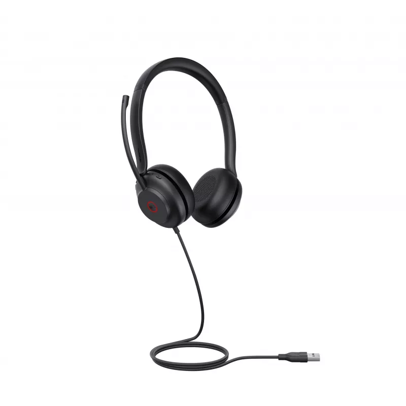 Yealink UH35 Dual Teams USB-A Headset, Wired, Office/Call center, 20 - 20000 Hz, 139.5 g, Headset, Black