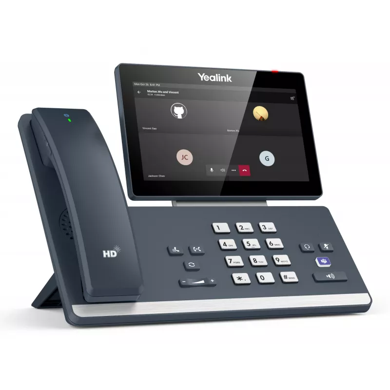 Yealink MP58-WH E2 Teams, IP Phone, Grey, Wired handset, LCD, 17.8 cm (7 inch), 1024 x 600 pixels