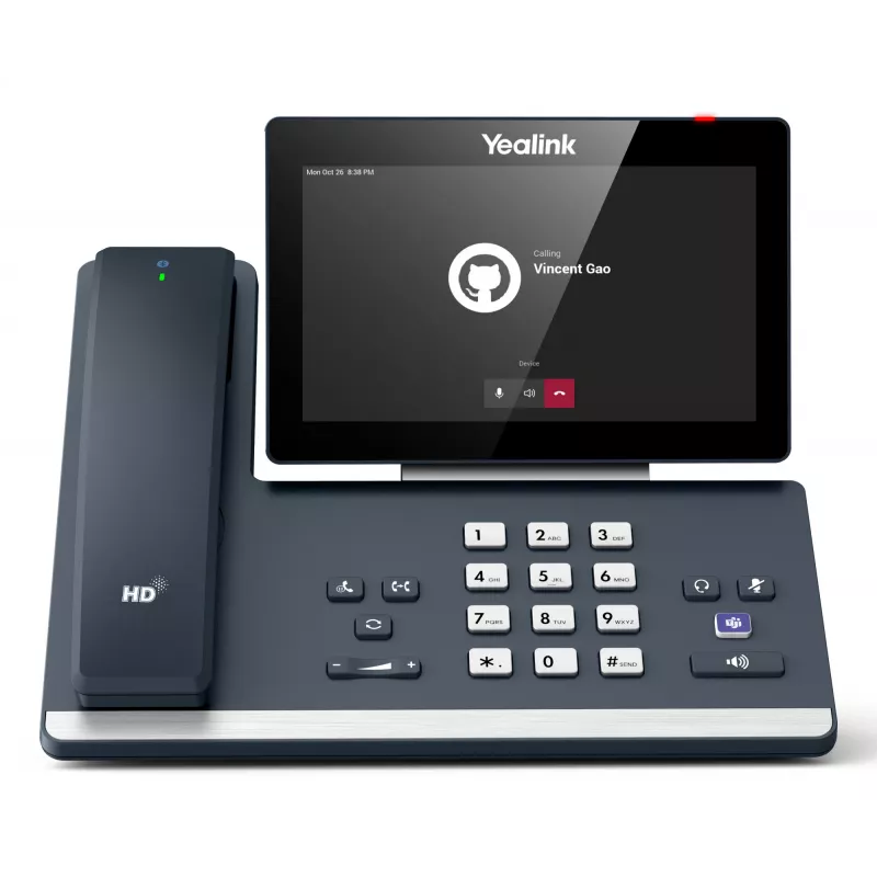 Yealink MP58-WH E2 Teams, IP Phone, Grey, Wired handset, LCD, 17.8 cm (7 inch), 1024 x 600 pixels