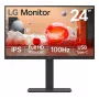 LG 24BA750-B computer monitor 60.5 cm (23.8 inch) 1920 x 1080 pixels Full HD LCD Black