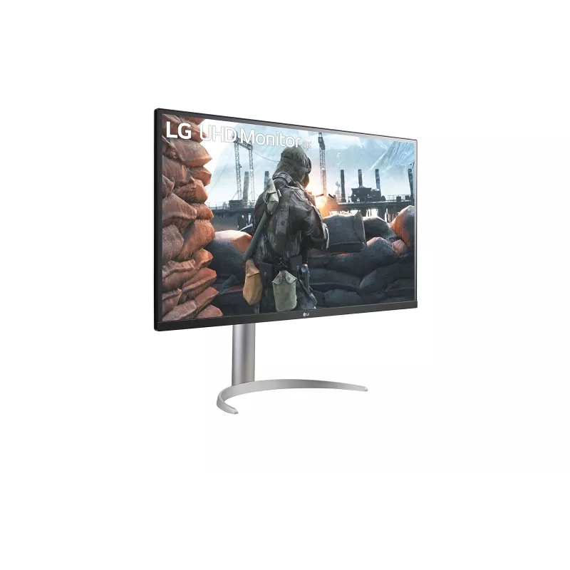 LG 27BP55U-B computer monitor 68.6 cm (27 inch) 3840 x 2160 pixels 4K Ultra HD LED Silver
