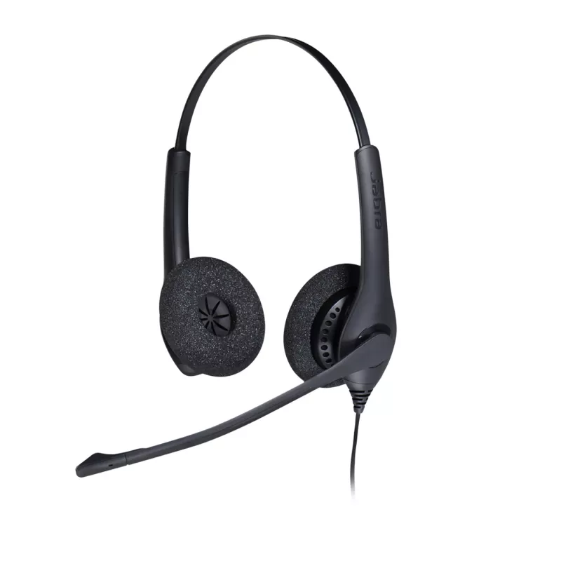 Jabra BIZ 1500 Duo USB, Wired, 20 - 6800 Hz, Office/Call center, 116 g, Headset, Black