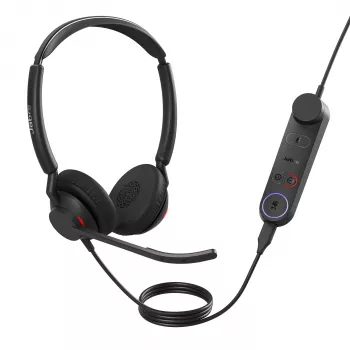Jabra Engage 50 II - (50 II Link) USB-A MS Stereo, Wired, Office/Call center, 65 g, Headset, Black