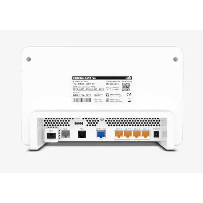 Box 5690 Pro wireless router Gigabit Ethernet Tri-band (2.4 GHz / 5 GHz / 5 GHz) White
