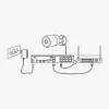 IP security camera Reolink P434 4K, dome, 8 MP, 3840×2160, PoE/DC, 2.8–8 mm, IR night 30 m, microSD up to 256 GB