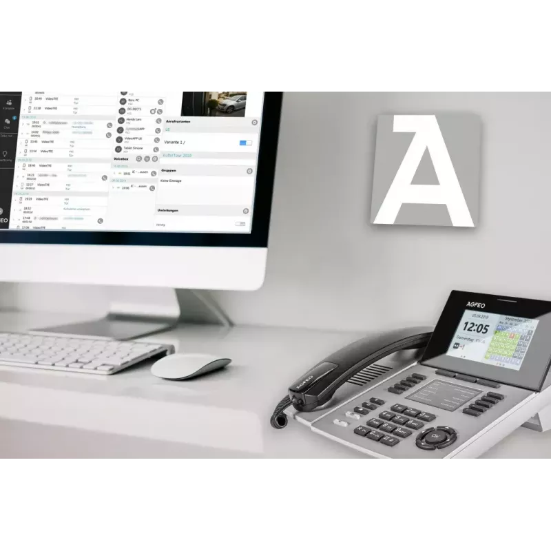 IP Phone AGFEO ST 56 Silver LCD