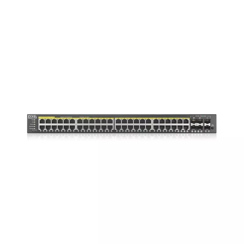 Zyxel GS2220-50HP-EU0101F network switch Managed L2 Gigabit Ethernet (10/100/1000) Power over Ethernet (PoE) Black