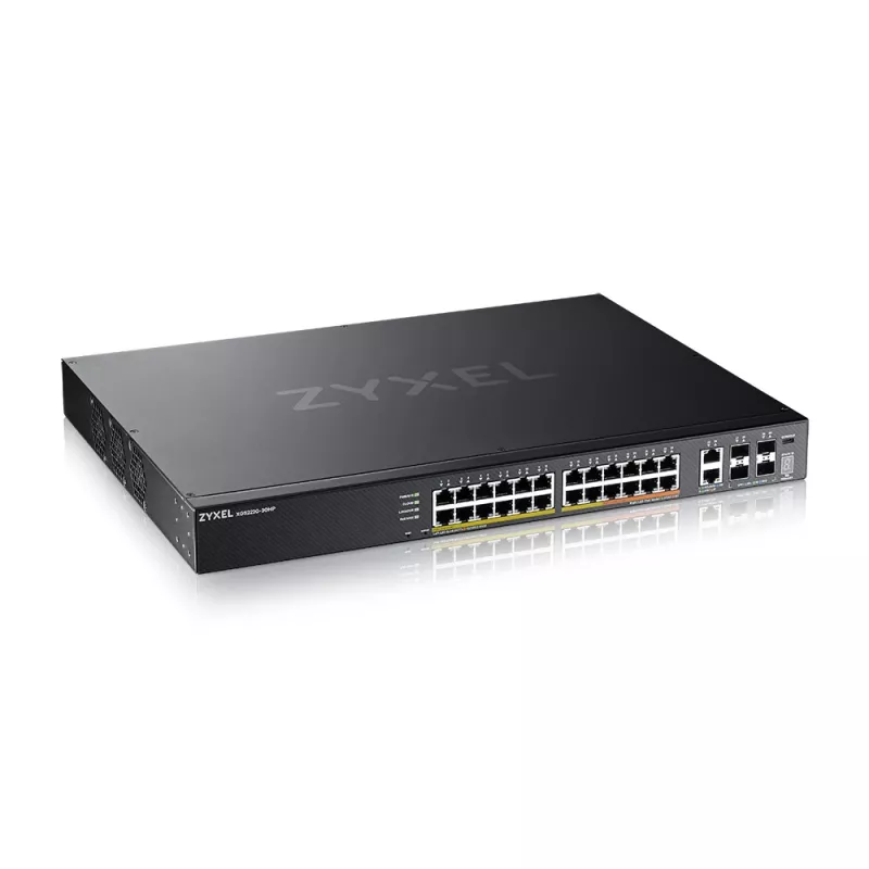 Zyxel XGS2220-30HP Managed L3 Gigabit Ethernet (10/100/1000) Power over Ethernet (PoE) Black
