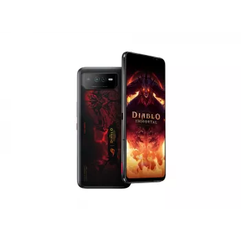 ASUS ROG Phone 6 Diablo Immortal Edition 17.2 cm (6.78 inch) Dual SIM Android 12 5G USB Type-C 16 GB 512 GB 6000 mAh Black, Red