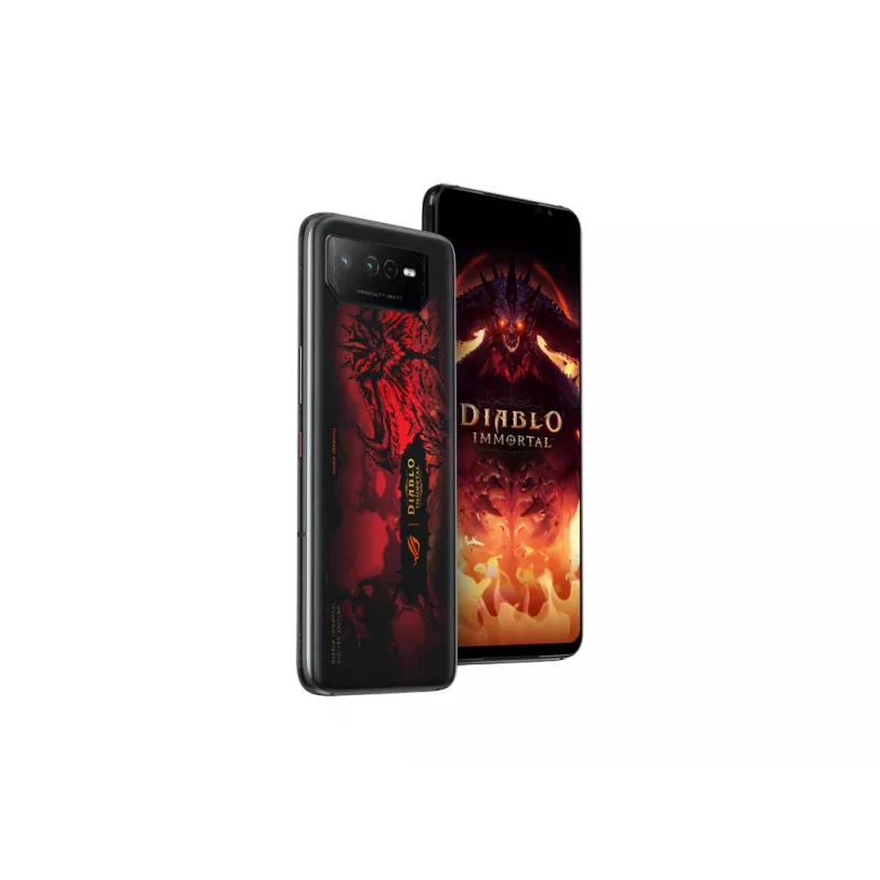 ASUS ROG Phone 6 Diablo Immortal Edition 17.2 cm (6.78 inch) Dual SIM Android 12 5G USB Type-C 16 GB 512 GB 6000 mAh Black, Red