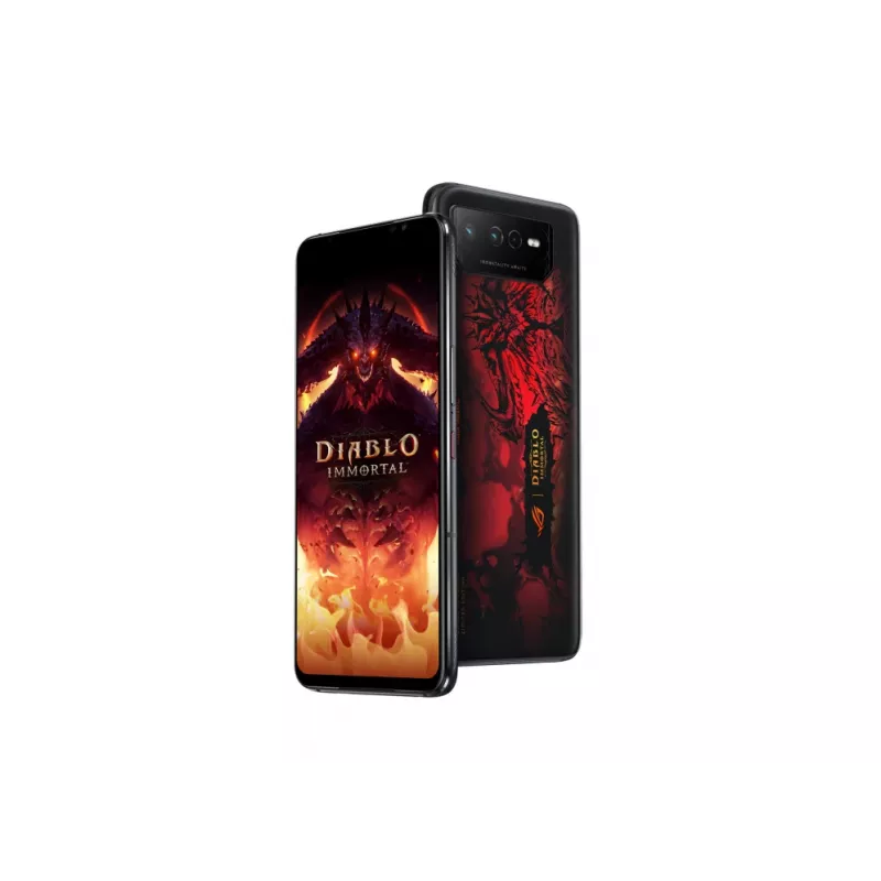 ASUS ROG Phone 6 Diablo Immortal Edition 17.2 cm (6.78 inch) Dual SIM Android 12 5G USB Type-C 16 GB 512 GB 6000 mAh Black, Red