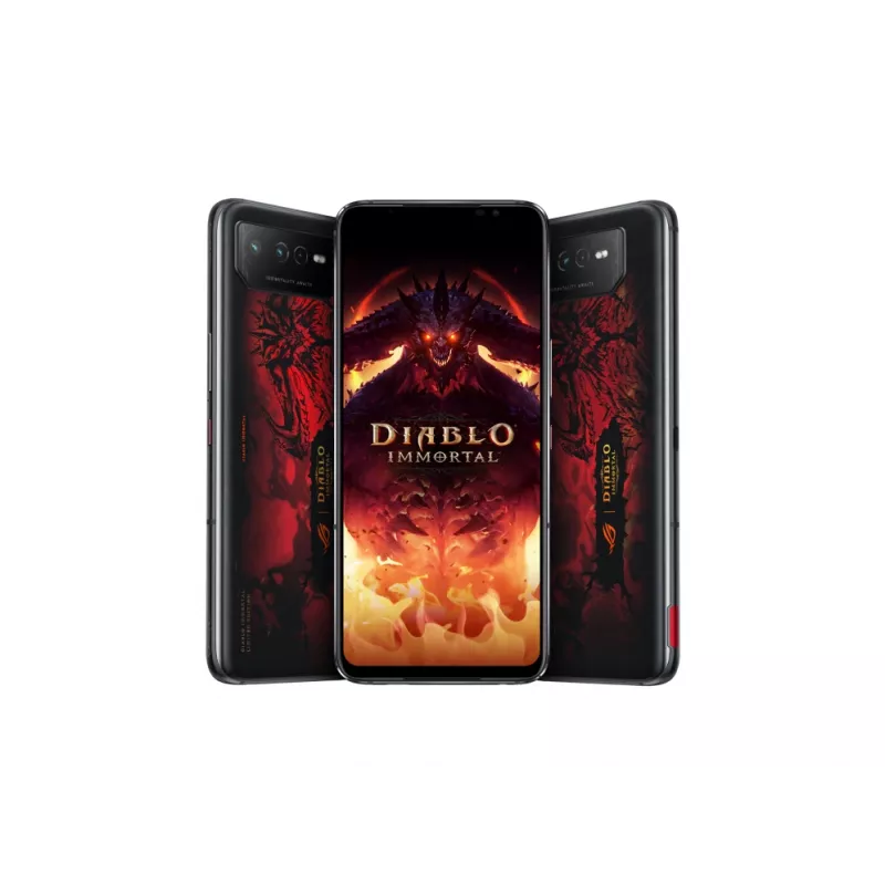 ASUS ROG Phone 6 Diablo Immortal Edition 17.2 cm (6.78 inch) Dual SIM Android 12 5G USB Type-C 16 GB 512 GB 6000 mAh Black, Red