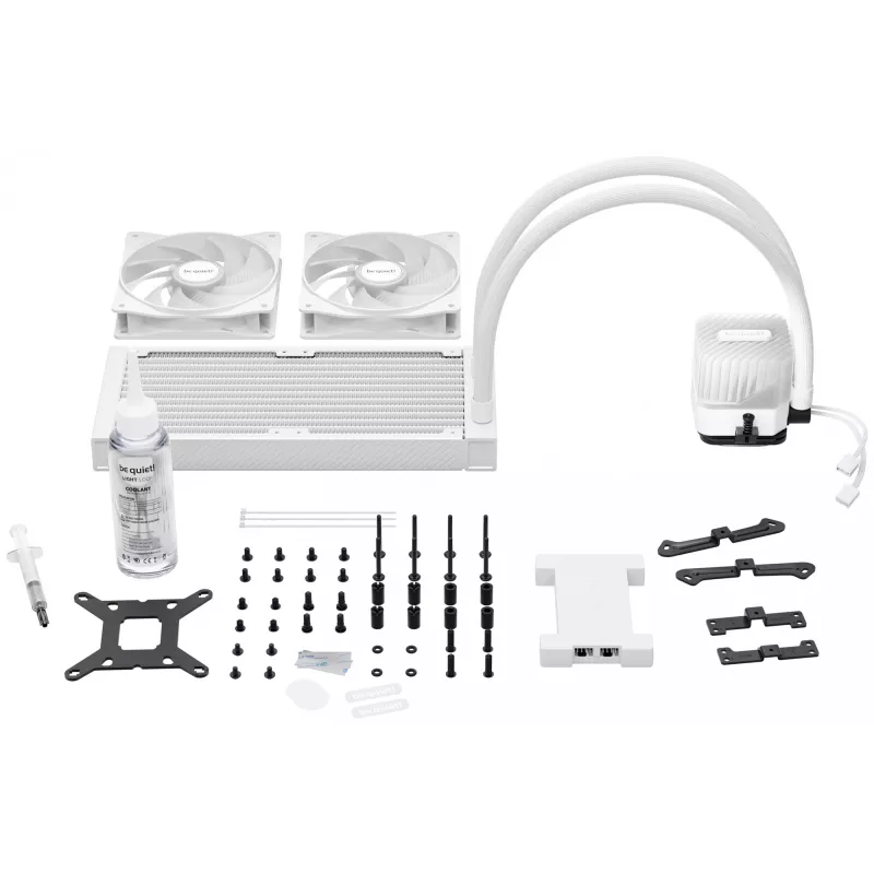 be quiet! LIGHT LOOP 240mm White Processor All-in-one liquid cooler 12 cm 1 pc(s)