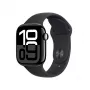 Smartwatch Apple Watch Series 10 GPS 42mm Jet Black Aluminium Case with Black Sport Band - S/M