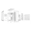 PC Case be quiet! LIGHT BASE 900 DX White Full Tower — ATX/EATX support, glass side, multi RGB, max GPU 495 mm, CPU cooler height 190 mm
