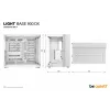 PC Case be quiet! LIGHT BASE 900 DX White Full Tower — ATX/EATX support, glass side, multi RGB, max GPU 495 mm, CPU cooler height 190 mm