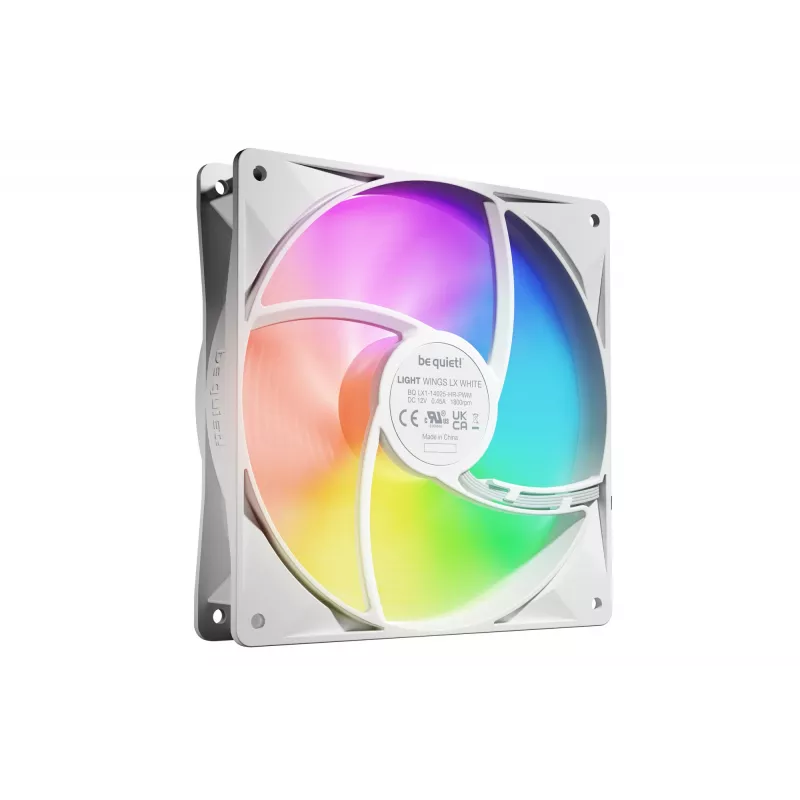 be quiet! LIGHT WINGS LX 140mm PWM High Speed 3-Pack White Computer case Fan 14 cm 3 pc(s)