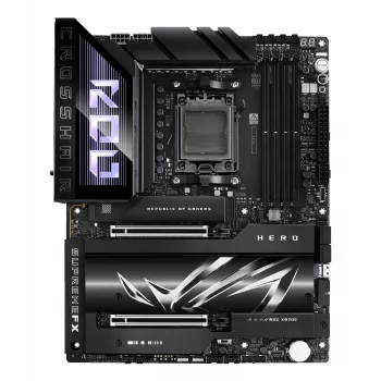 Motherboard ASUS ROG CROSSHAIR X870E HERO — AMD X870E, Socket AM5, ATX, 4× DDR5 DIMM, 192GB, Wi‑Fi 7, Bluetooth 5.4