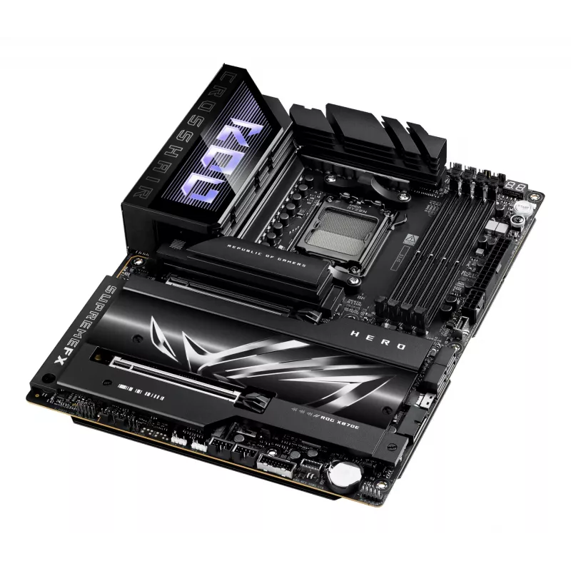 Motherboard ASUS ROG CROSSHAIR X870E HERO — AMD X870E, Socket AM5, ATX, 4× DDR5 DIMM, 192GB, Wi‑Fi 7, Bluetooth 5.4