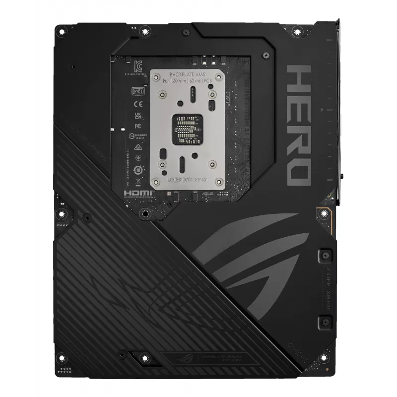 Motherboard ASUS ROG CROSSHAIR X870E HERO — AMD X870E, Socket AM5, ATX, 4× DDR5 DIMM, 192GB, Wi‑Fi 7, Bluetooth 5.4