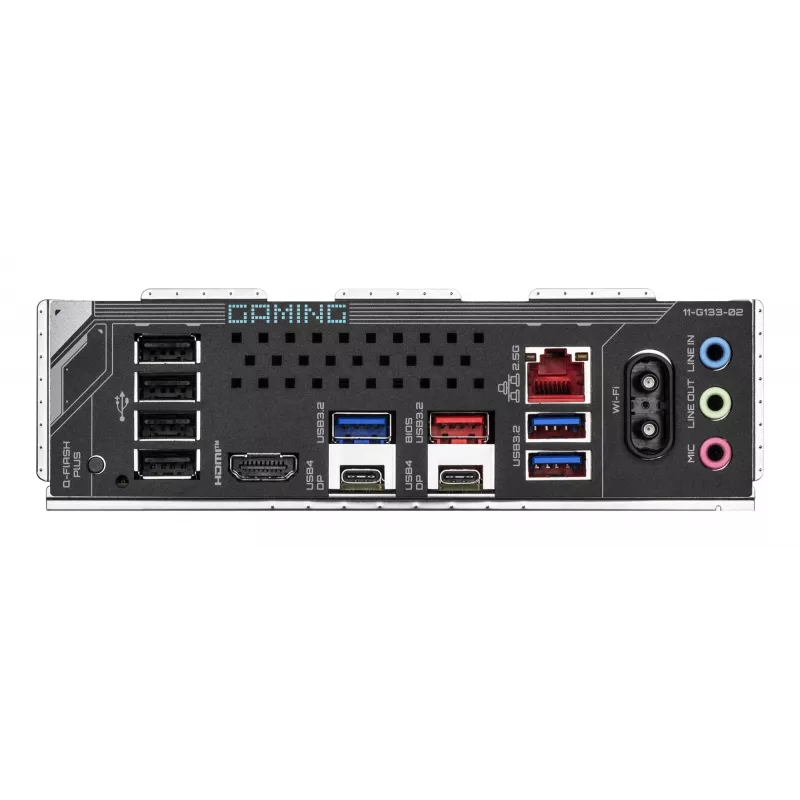 GIGABYTE X870 GAMING X WIFI7 Motherboard - Supports AMD Ryzen 9000 CPUs, 16+2+2 phases VRM, up to 8000MHz DDR5 (OC), 1xPCIe 5.0 + 2xPCIe 4.0, Wi-Fi 7, 2.5GbE LAN, USB 4