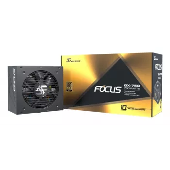 SEASONIC Focus Gx Power Supply Unit 750 W 20+4 Pin ATX ATX Black