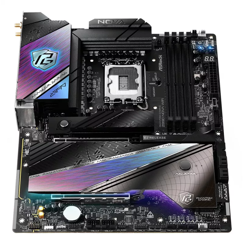 ASRock Motherboard Z890 Nova WifiLGA1851 Intel Z890 4 X DDR5 1 X HDMI 2.1 Tmds/frl 8g 2 X Thunderbolt 4 ATX