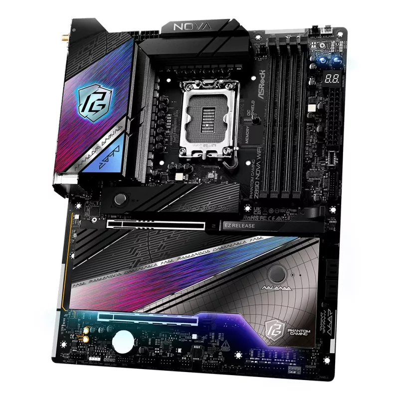 ASRock Motherboard Z890 Nova WifiLGA1851 Intel Z890 4 X DDR5 1 X HDMI 2.1 Tmds/frl 8g 2 X Thunderbolt 4 ATX