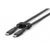 DIGITUS USB Silicone connection cable USB-C - USB-C USB 3.2 Gen2 10G 4K 100W - 50cm black