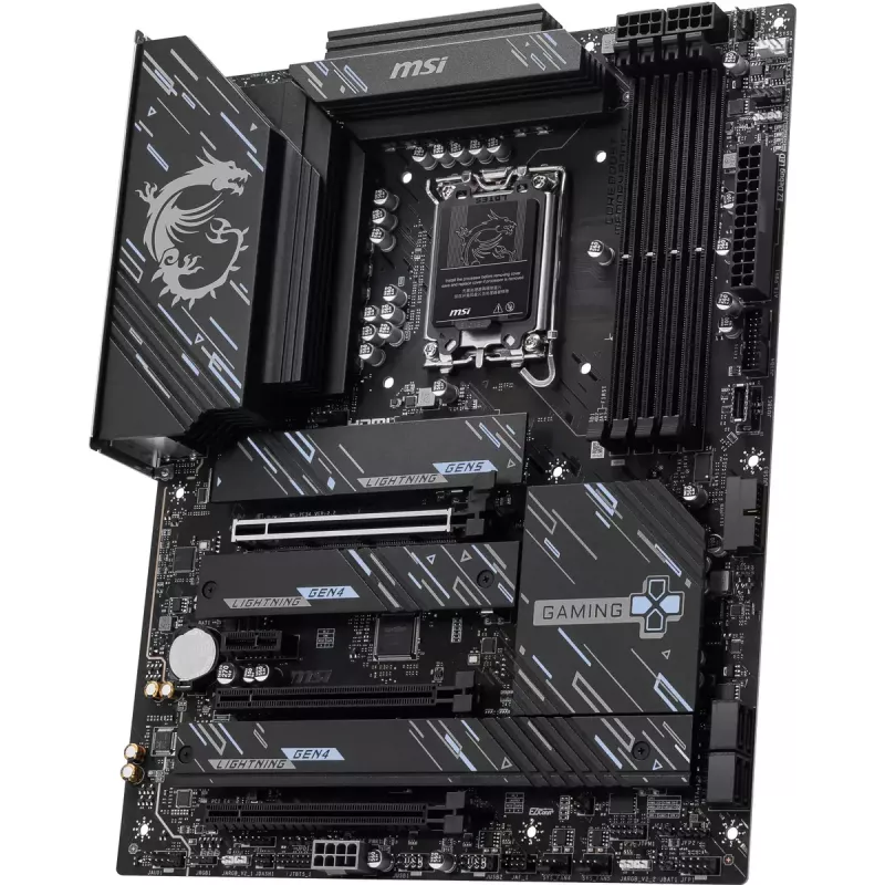 Motherboard MSI Z890 GAMING PLUS WIFI — Intel Z890, LGA 1851, ATX, DDR5, 4x DIMM, Wi‑Fi 7, 5Gb LAN, 4x M.2