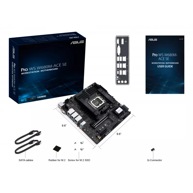 ASUS PRO WS W680M-ACE SE Intel W680 LGA 1700 micro ATX