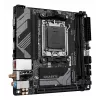 GIGABYTE B650I AX Motherboard - AMD Ryzen 9000 Series CPUs, 5+2+1 Phases VRM, up to 6400MHz DDR5 (OC), 1xPCIe 4.0 M.2, 2.5GbE LAN, WIFI 6E, USB 3.2 Gen 2