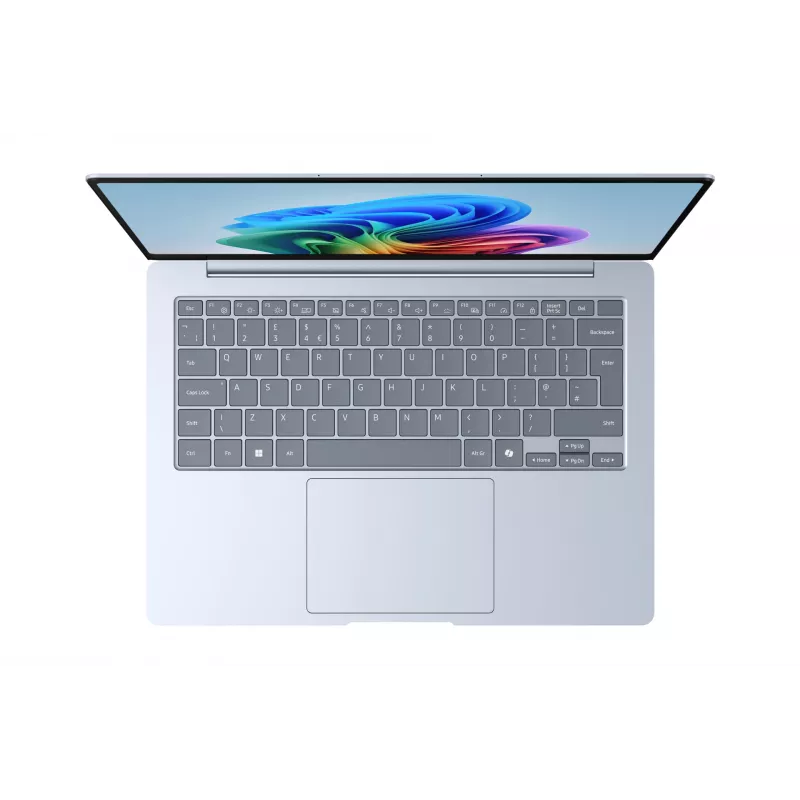 Samsung Galaxy Book4 Edge NP940XMAA-EXP Snapdragon X1E-80-100 Laptop 35.6 cm (14 inch) Touchscreen WQXGA+ 16 GB LPDDR5x-SDRAM 512 GB eUFS Wi-Fi 7 (802.11be) Windows 11 Home Blue