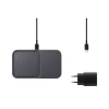 Wireless charger Samsung EP-P5400, 15 W, grey, USB indoor charger, compatible with headphones, smartphones and smartwatches