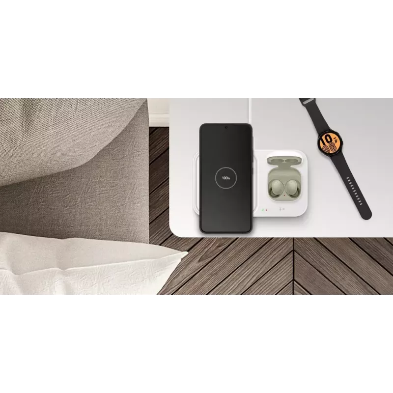 Samsung EP-P5400 Headphones, Smartphone, Smartwatch White USB Wireless charging Fast charging Indoor