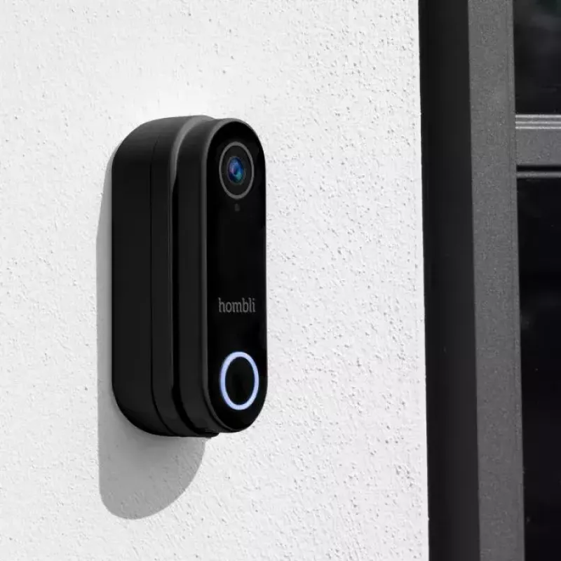 Smart Doorbell Hombli Pack Black White IP65 Wireless 1080p