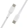 USB cable Belkin CAB004BT1MWH2PK USB 2.0 1 m USB C White