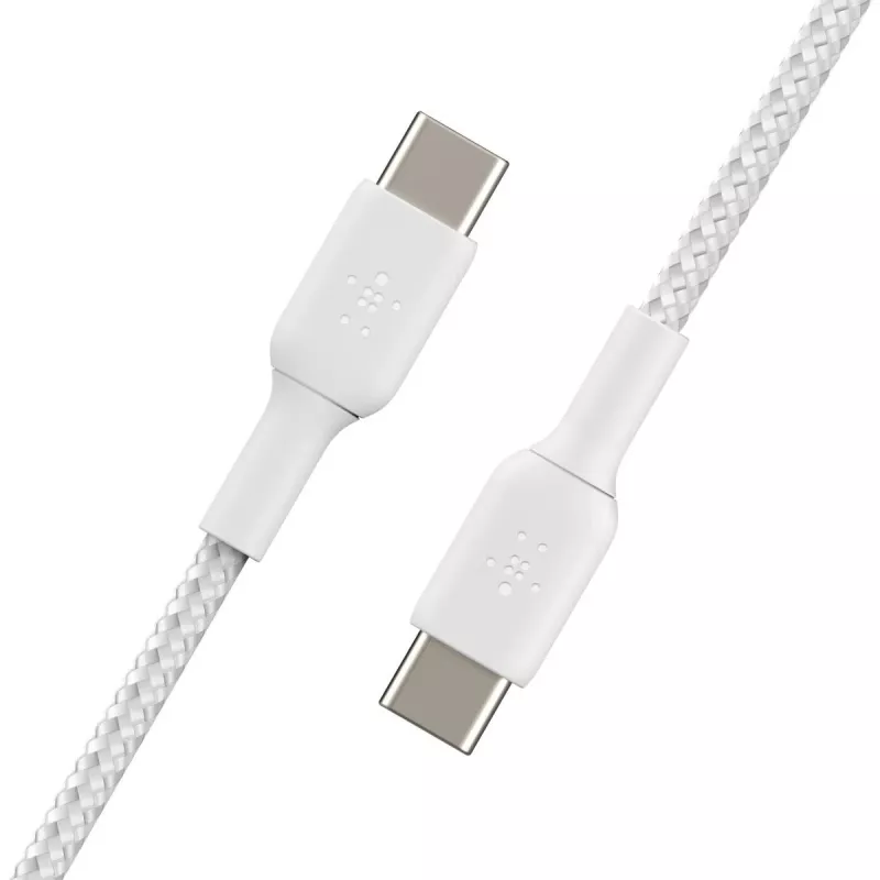 USB cable Belkin CAB004BT1MWH2PK USB 2.0 1 m USB C White