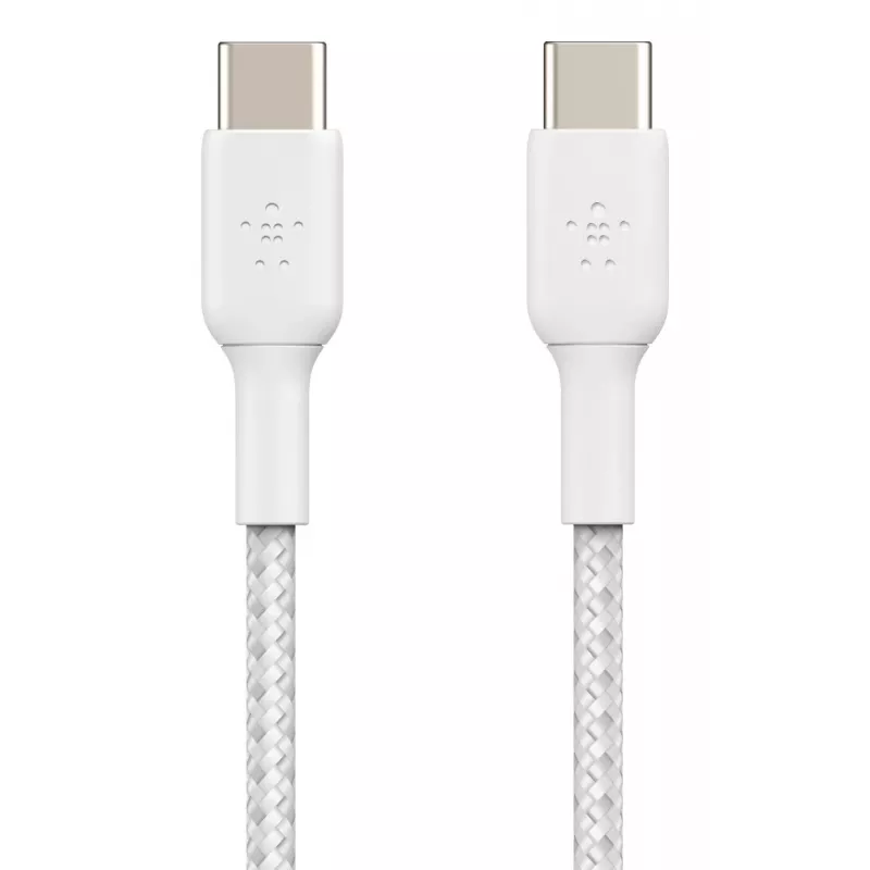 USB cable Belkin CAB004BT1MWH2PK USB 2.0 1 m USB C White