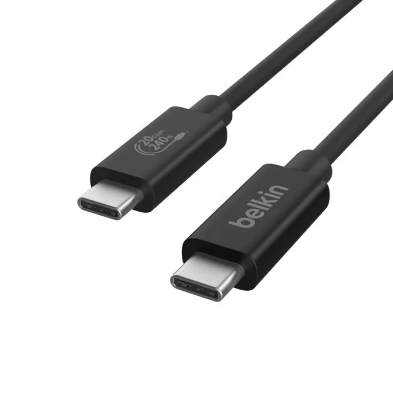 USB cable Belkin INZ004BT2MBK USB4 Gen 2x2 2 m USB C Black