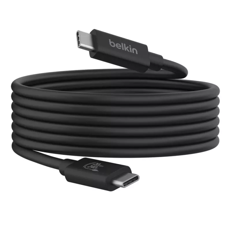USB cable Belkin INZ004BT2MBK USB4 Gen 2x2 2 m USB C Black