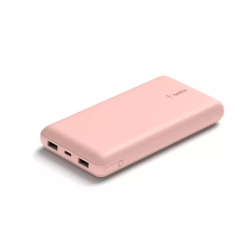 BELKIN Power Bank 20k USB-a And USB-c 15w Pink