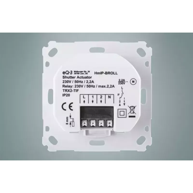 Transmitter Homematic IP HmIP-BROLL White