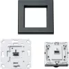 Wall thermostat HomeMatic HmIP-BWTH-A Anthracite 230V — room temperature controller, mains-powered