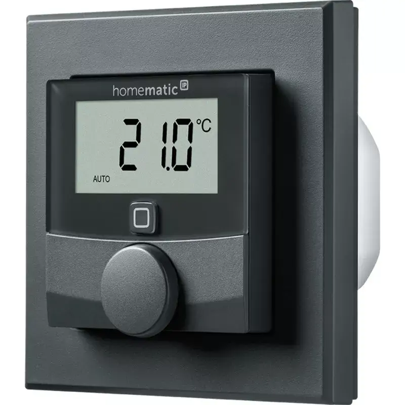 Wall thermostat HomeMatic HmIP-BWTH-A Anthracite 230V — room temperature controller, mains-powered
